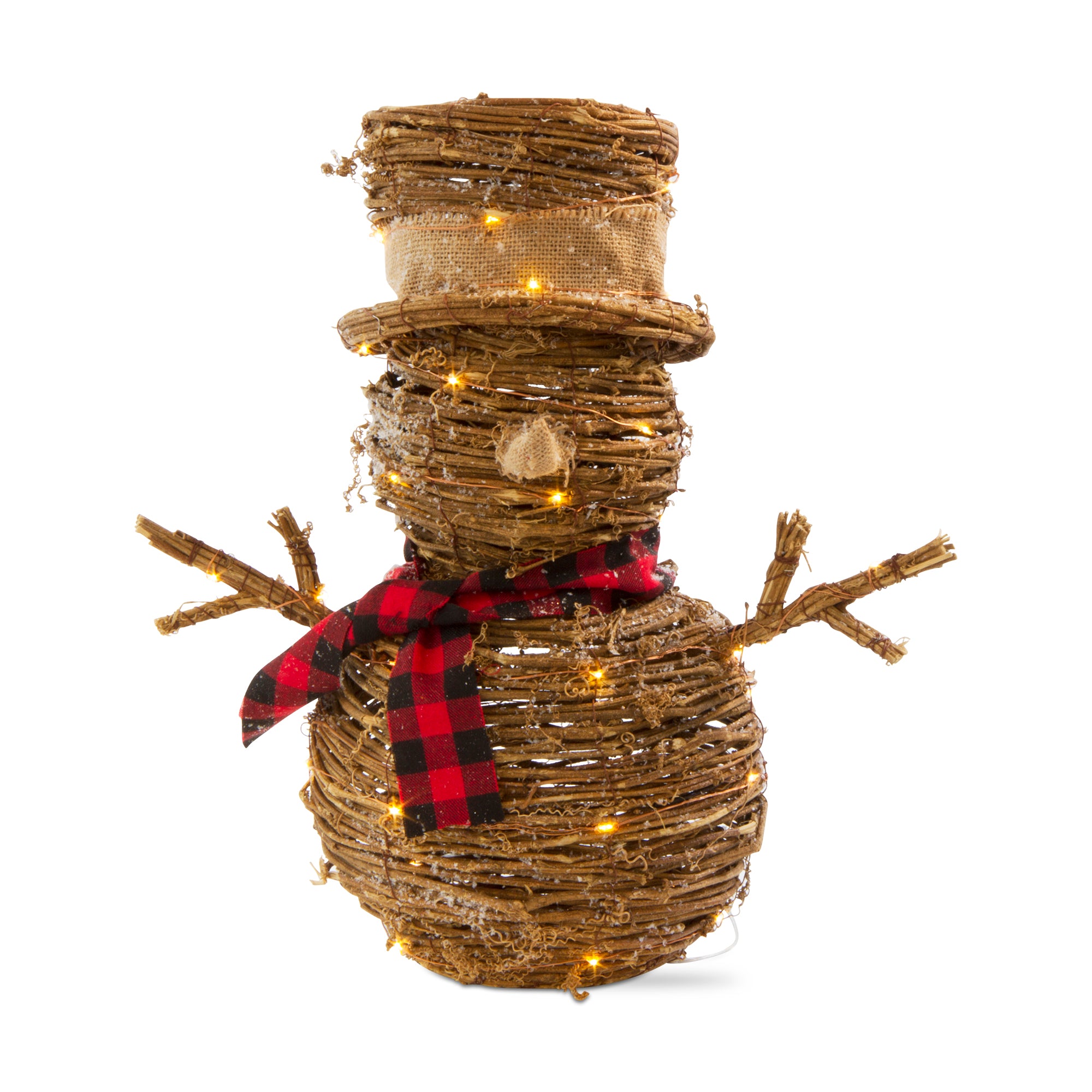 VINE LIGHT UP SNOWMAN